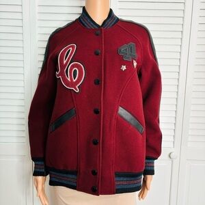 COACH Runway Collection Oversized Varsity Jacket Size XS